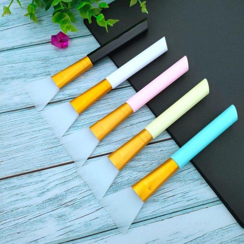 5 Random-color Silicone Brushes for DIY Jewelry Making Tools Brush Mold Tool Brush Soft Head Silicone Film Adjustment Stick