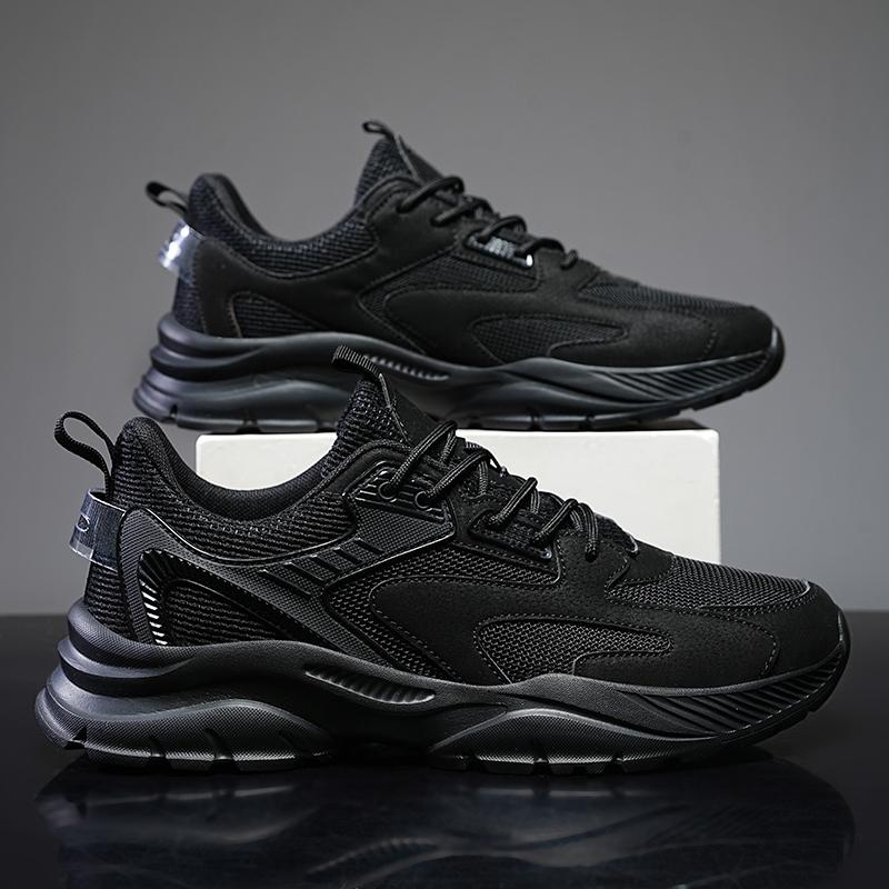 

Модная легкая рабочая защитная обувь для мужчин, новые удобные дышащие защитные кроссовки, уличная модная обувь для бега и спорта в стиле кэжуал 38 чёрный