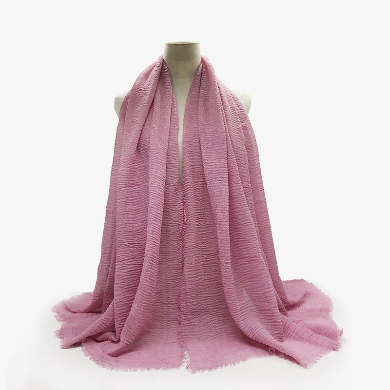 Women Cotton Linen Scarf Summer Girl Solid Color Sunscreen Thin Scarves Soft Shawl Foulard Viscose Spring Female Wrap Shawls New