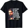 Jesus Shirt I Am The Way The Truth The Life Christian Faith Tee