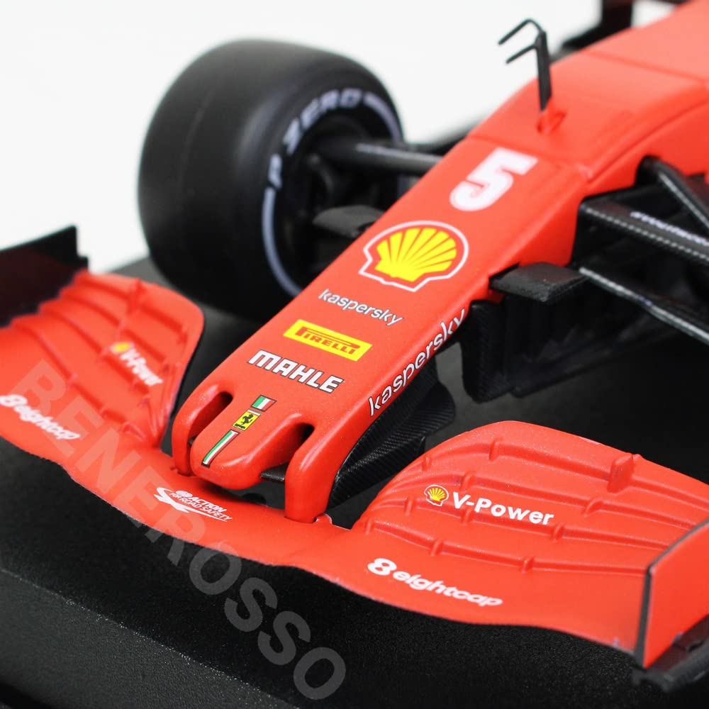 Bburago Scale Ferrari F1 SF1000 Austrian GP Sebastian Vettel 2020 FERRARI Austrian GP FORMULA 1 F1 SEBASTIAN VETTEL Race Sports Car Diecast Model 1/18