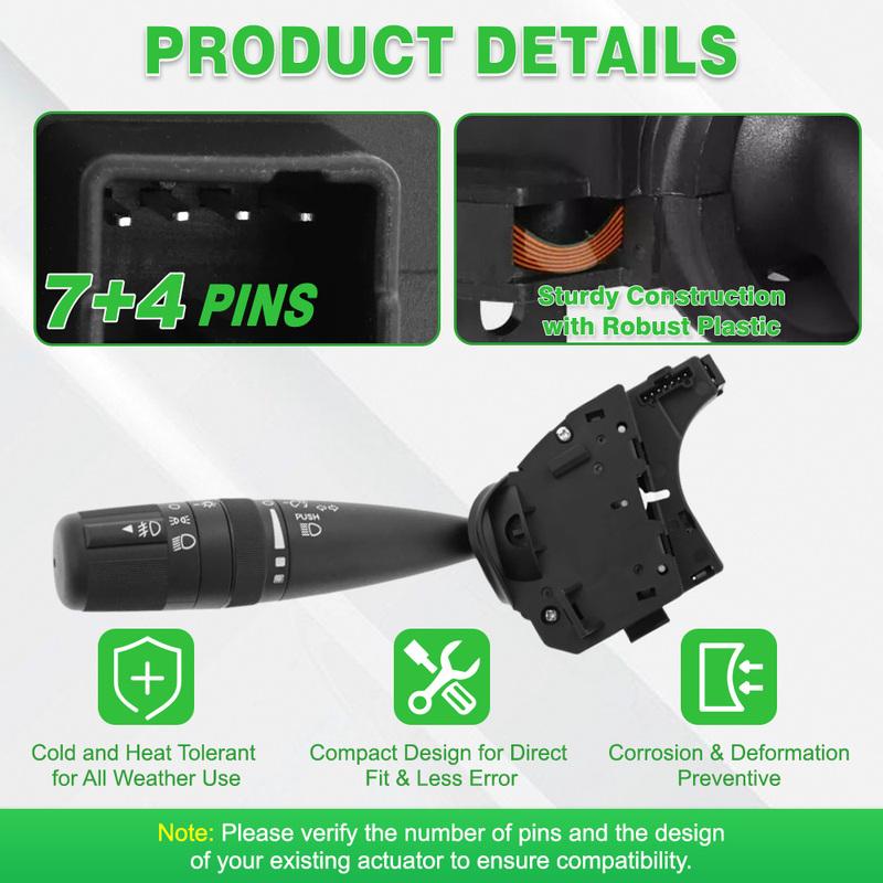 Turn Signal Switch for Dodge Caliber 2007-2012 68041485AC 68041485AA Multi-Function Turn Signal Switch