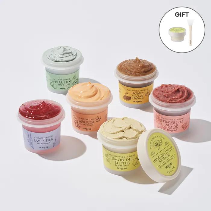 Food Mask 10-Type Duo Trouble Care - Apricot