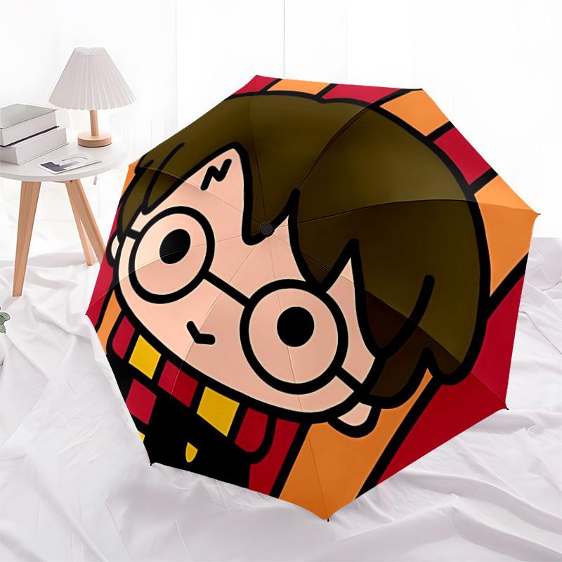 1pc Harry Potter Automatic Open/Close Umbrella, Lightweight Design for Everyone,Durable Canopy yy251014079