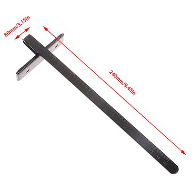 1 Set Cirkelzaagblad Schaal Liniaal Geleider 7 Inch 240Mm Meetgereedschap Voor Hitach C7 Snijmachine Accessoires