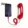 Ricevitore Telefonico Portatile Telefono Vintage per Cellulare, Accessorio Smartphone Cablato Tipo-C da 3,5 mm Ricevitore Retrò, Universale