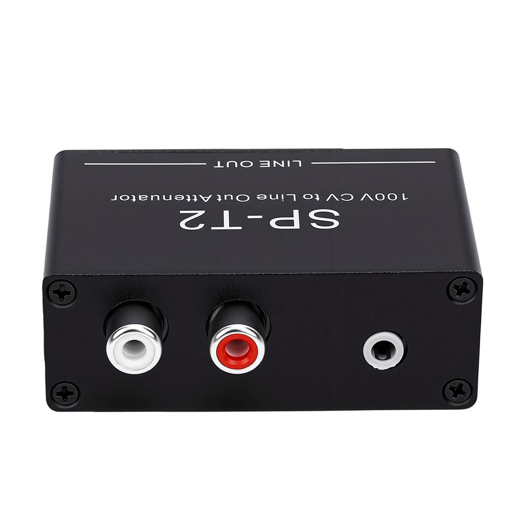 Audio Attenuator HiFi Speaker Level to AV Line Output Converter 20Hz 20KHz Common Ground Isolator for Subwoofer Power
