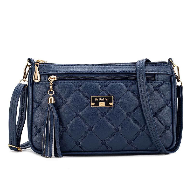 

Мистер. Blowfish сумка женская 2025 новая женская сумка большая вместительная сумка мягкая кожаная сумка через плечо сумка-мессенджер темно-синий