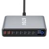 Multiple Port USB C Charger Station 140W PD3.1 Fast Charging Hub With Intelligent Power Allocation For Office Gaming Setup