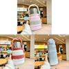 Travel Portable Insulated Mug With Straw Lock For Office And Outdoors