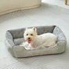 Pet Bed Anti-Slip Bottom Thickened Warm Large Dog Nest Spacious Comfortable Rest Space Neck Support Dog Mattress
