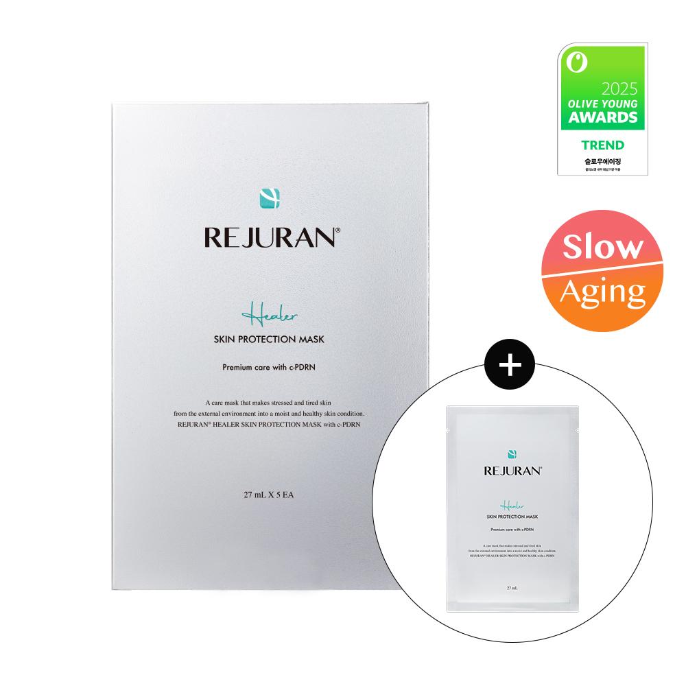 Rejuran [2025 Awards Original C Pdrn] Rejuran Healer Hautschutzmaske 5 Blatt Limitierte Edition +1 Blatt