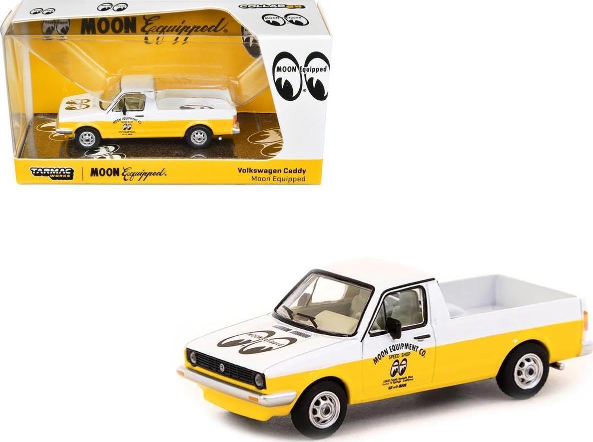 

Tarmac Works Volkswagen Caddy Moon Eyes Tarmac Works Caddy Moon Equipped minicar 1/64 [item] белый