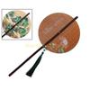 Bamboos Fan Round Foldable Hand Fan Ancient Waist Fan Hanfus Costumes Accessory top sale