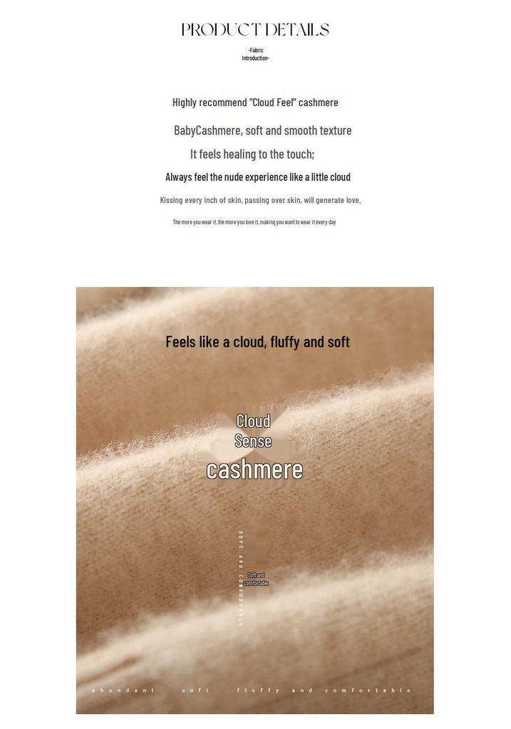 2024 Autumn/Winter Women's Cashmere Cardigan: Round Neck, Fashionable Base Layer, Casual Short Single-Breasted Jacket