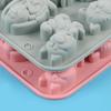12 Cavity 6 Kinds Cartoon Animal Shaped Chocolate Silicone Molds Diy Handmade Dessert Pudding Jelly Cake Baking Molds