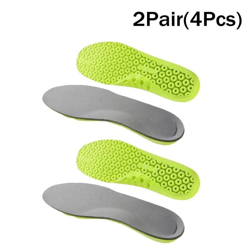 Memory Foam Foot Sweat-Absorbing Arch Support Insert Soft Cushioned Insoles Anti-Slip Breathable Shoe Pads for Work & Daily Wear