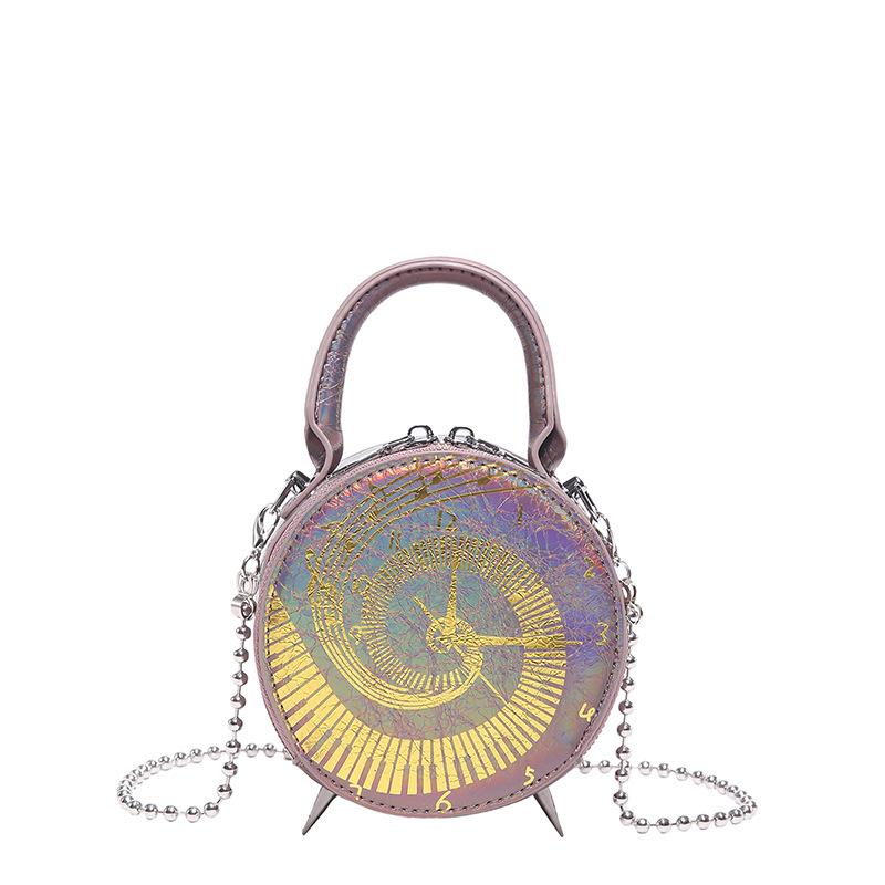 Personalized and creative watch small bag 2025 new Mori sweet girl niche versatile portable chain small round bag