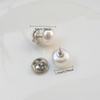 10-1 Imitation Pearl Plastic Snap Buttons, No Sew Adjustable Fastener Clasps, Glossy Round Decorative Buttons, Durable Craft Buttons