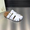 Outer slippers thick-soled muffin sandals summer 2025 new versatile woven retro big head bag head sandals women