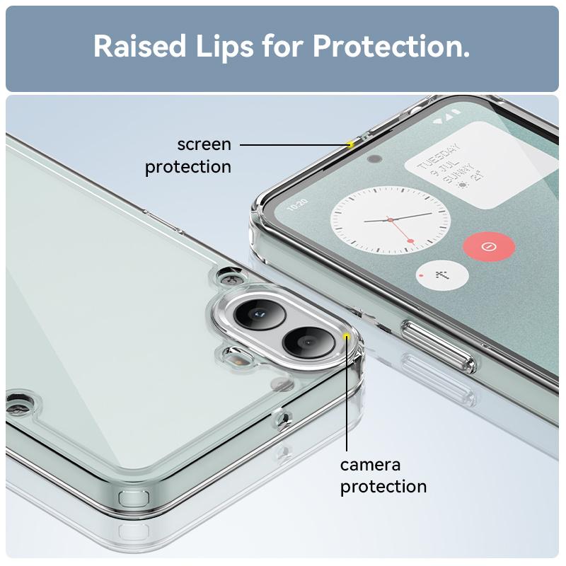 For Nothing CMF Phone 1 Case Cover Nothing CMF Phone 1 Capa Phone Bumper Shockproof Clear Transparent Fundas Nothing CMF Phone 1