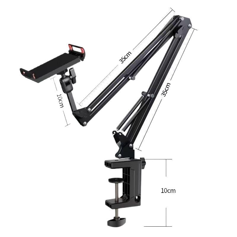 Universal Metal Bed & Desk Tablet Phone Holder for Overhead Viewing