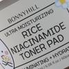 BONNYHILL Rice Niacinamide Toner 60pads 180g