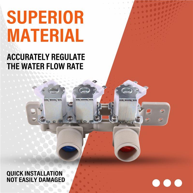 YCOC-Washer Inlet Valve Double Water Inlet Three-Way Water Inlet Valve