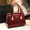Elegant Patent Leather Women's Bag - Versatile Handbag, Shoulder & Crossbody for Stylish Moms 2025