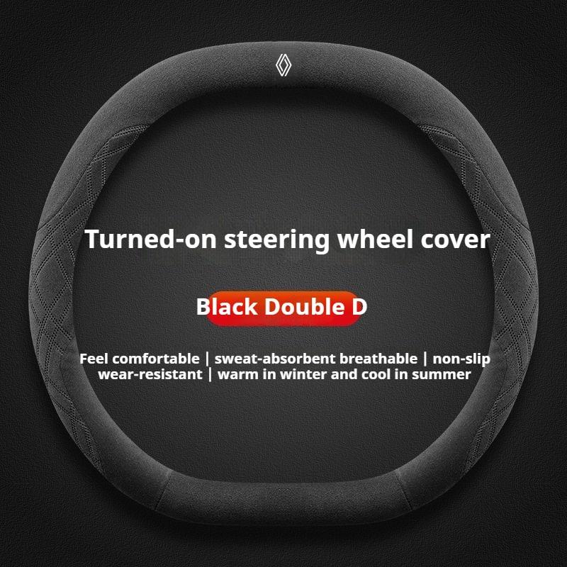 Per Renault 2026 Nuovi Copricerchi Coprivolante Auto in Camoscio per Renault Espace Austral Rafale Scenic Megane E-Tech 5 2024 2025