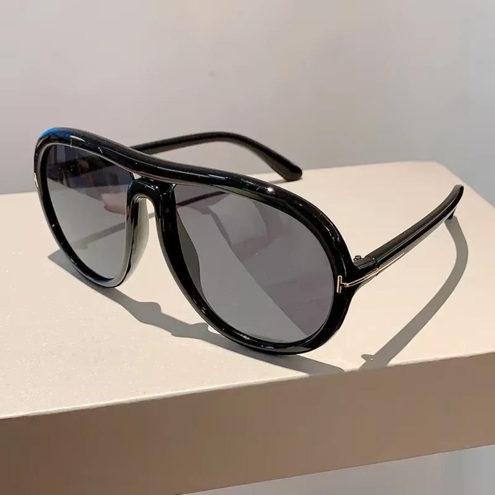 

Модные большие солнцезащитные очки-пилоты для женщин и мужчин, роскошные дизайнерские солнцезащитные очки бренда, винтажные очки с большой оправой в стиле панк для вождения