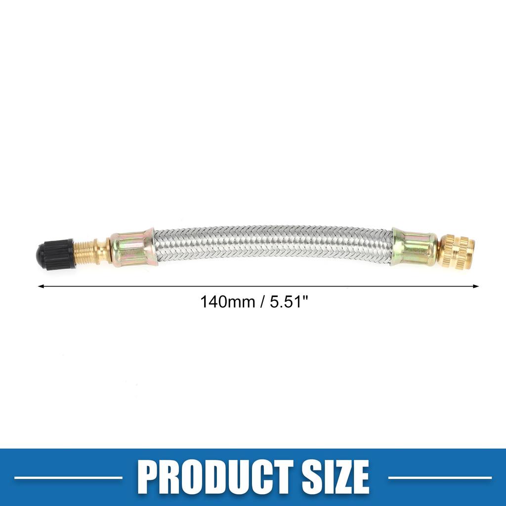 Adaptateur de Gonflage d'Air pour Tige de Valve de Pneu ABSOPRO Durable 140mm