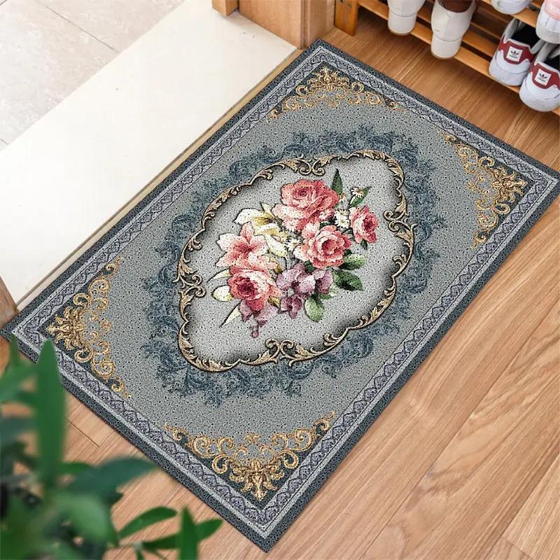 

Nordic Modern Rug Гостиная Кухня Спальня Ресторан Диван Журнальный столик Ретро Нескользящий Моющийся Низкий Ворс Напольный Ковер 50 x 80 cm