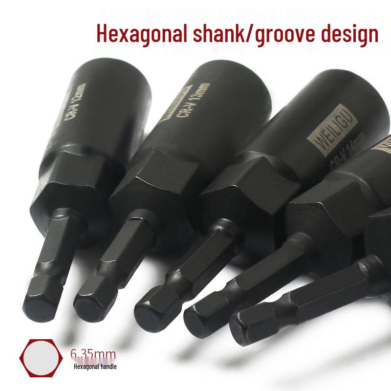 Black Phosphate Hex Socket Head Drill Bit Set 6-17mm