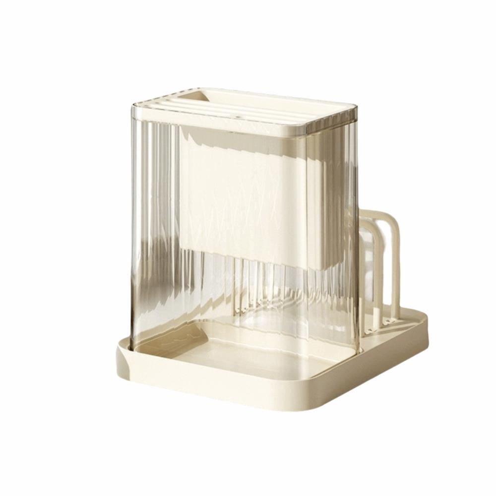 

Stable Chopsticks Rack MultiFunction Tableware Storage New Kitchen Storage Shelf Kitchen Use бежевий