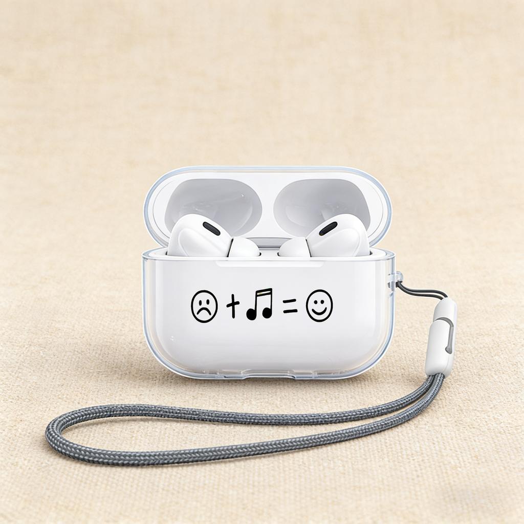 Transparent Earphone Case for Airpods Pro 3 Generation Cases Hard TPU Clear Headphone Cover for Airpods 4 3 2 1 Soft Case