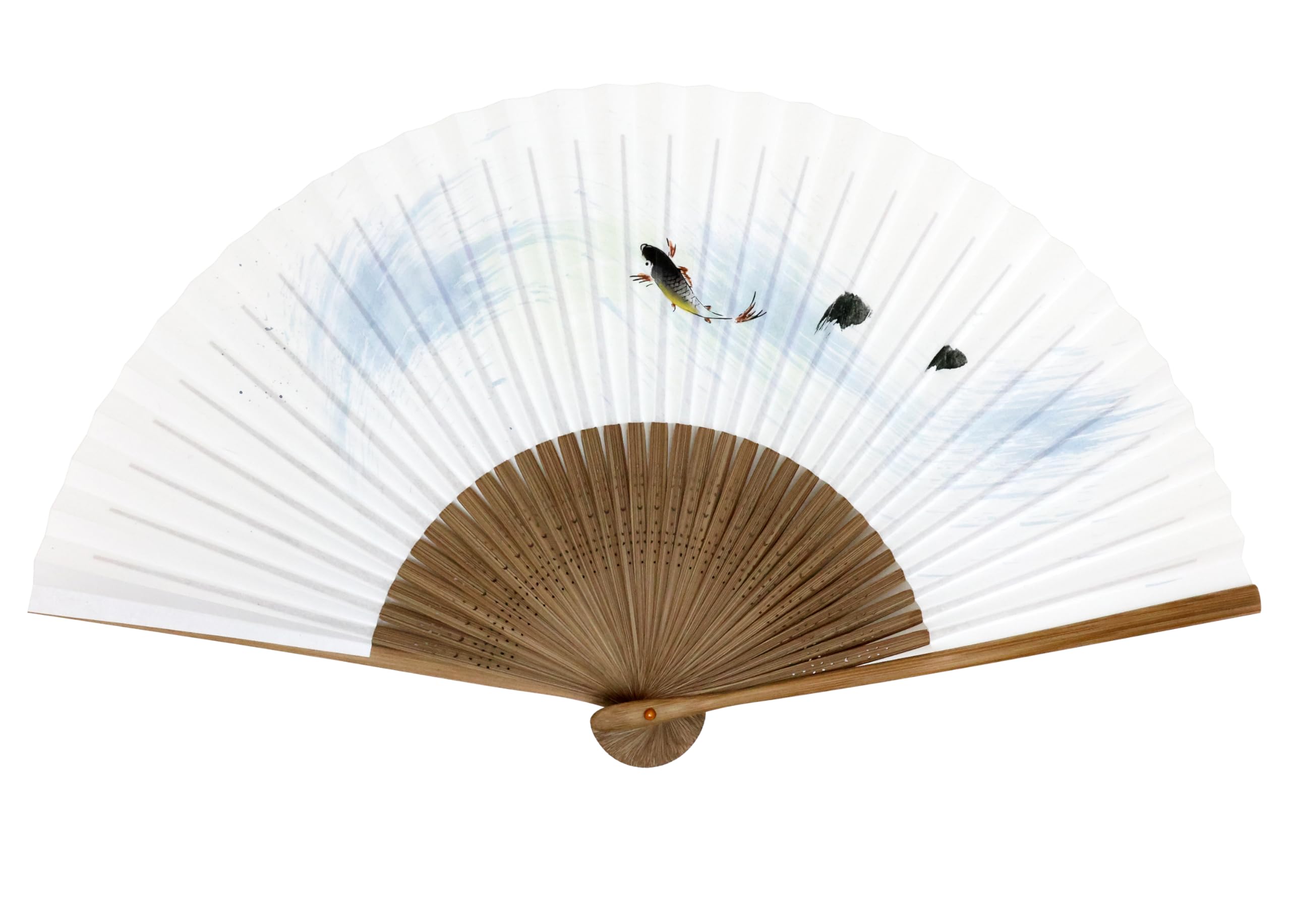 

Paper Japanese Traditional Japanese Carp Design [Osaka Choseido] Men s Fan, Stylish, Business, Style, Accessories, Festival, Boxed,