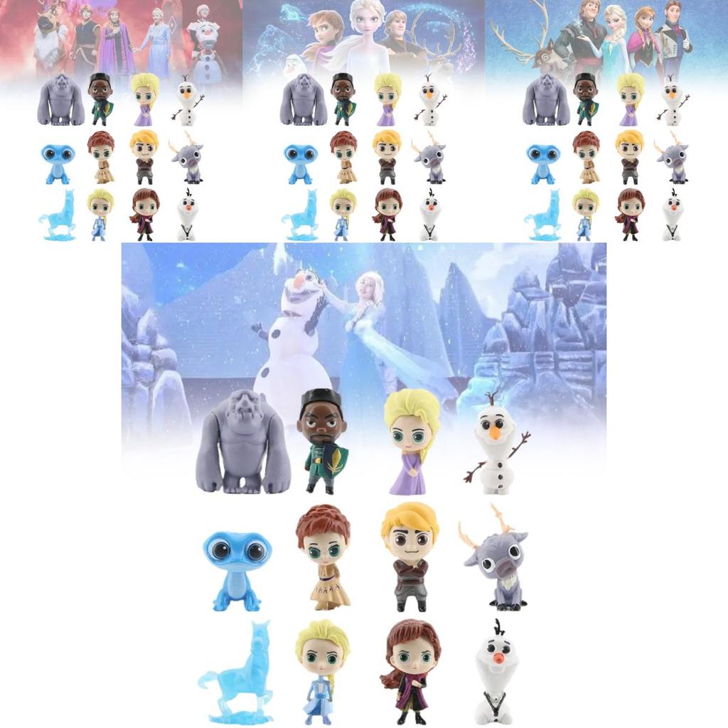 Cute Miniature Elsa Anna And Olaf Dolls In 12 Unique Designs For Kids And Collectors