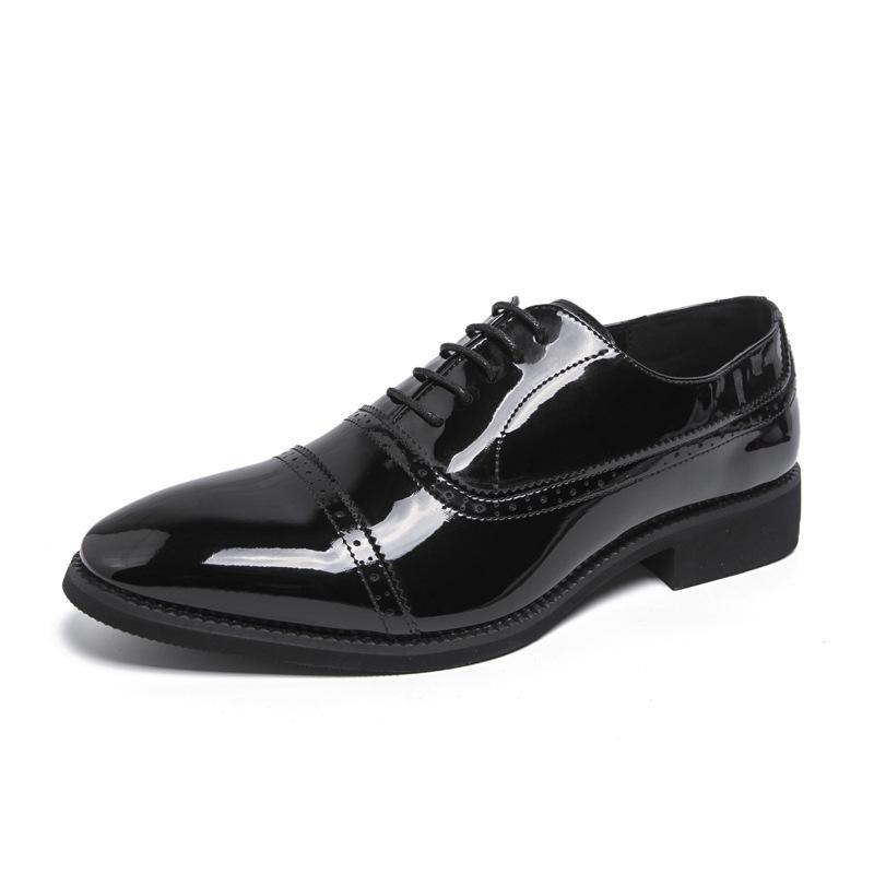 Men's Large Size Formal Leather Shoes - Business, Nightclub, Wedding Groom Collection