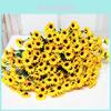 Buntes Künstliches Sonnenblumen-Seidenblumen-Bouquet für Hochzeitsdeko**
