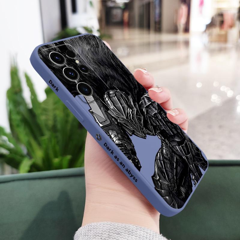Dark Mech Phone Case For Samsung Galaxy S24 S23 S22 S21 S20 S10 S10E Ultra Plus FE Note 20 Ultra 10 Plus Cover