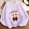 Children's Fashion Round-neck Hoodie, Spring and Autumn Boys' and Girls' Casual Long-sleeved Coat