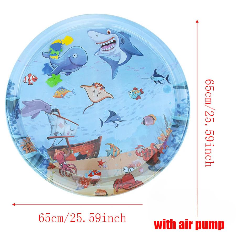 

Водный лед игровой коврик утолщенный надувной водный коврик для дома кошки и собаки игровой коврик для домашних животных тематика моря океана сенсорная игрушка водная подушка