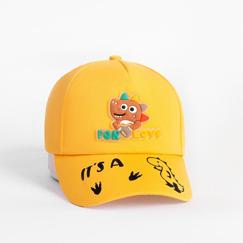 2026 New Kids' Duckbill Hat - Large Logo, Cartoon Design, Sun Protection, Fashionable Baseball Cap for Outings