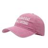 American Retro Fashion Washed Personalized Letter Embroidered Baseball Cap Men's and Women's Street Versatile Casual Cap
