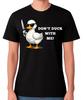Don’t Duck With Me T-Shirt Funny Duck Meme Deadly Knife Unisex Tee