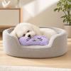 Interactive Pet Pillow With Built-in Bb Sound Device Soft Embroidered U-shaped Pet Neck Protector
