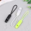 3Pcs Multifunctional Outdoor Survival Whistle Zipper Head Diy Sewing Accessories Wild Field Emergency Signal Cord Pullers