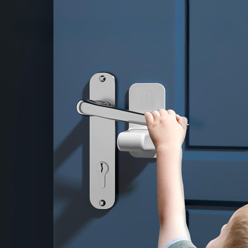 Child Safety Lock Door Handles Adjustable Handle Fixing Lock To Prevent Kids From Opening Doors Practical Home Safety Solution