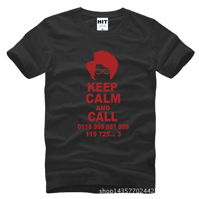 The IT Crowd Keep Calm and Call Printed Unisexs TShirt Roy Computer Programmer T Shirt For Unisex shubuzhi New Cotton Top Tee